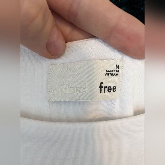 Wilfred Free Tiny Dress White🤍 Size M - Picture 11 of 13